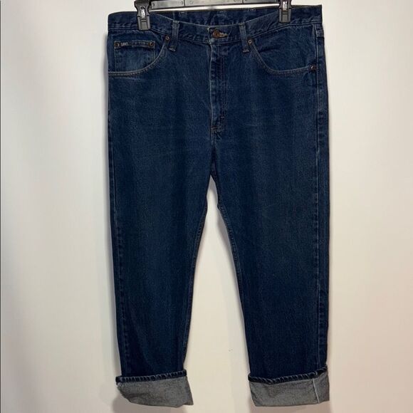 Lee Blue Relaxed Fit Jeans Classic Style - Picture 1 of 9